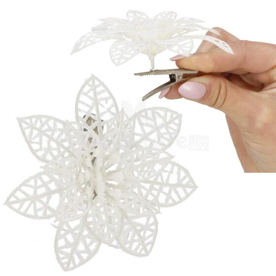 Christmas decoration "Poinsettia" Springos CA0723 11x11 cm