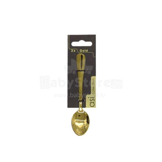 Teaspoons 2 pcs. Gold1.5mm