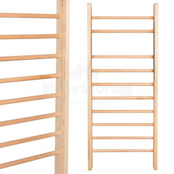 Gymnastics Wall Bar Springos GL01, 195x80 cm, for Exercise and Rehabilitation