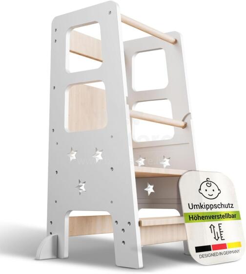 Wooden Learning Tower Art.224031 White