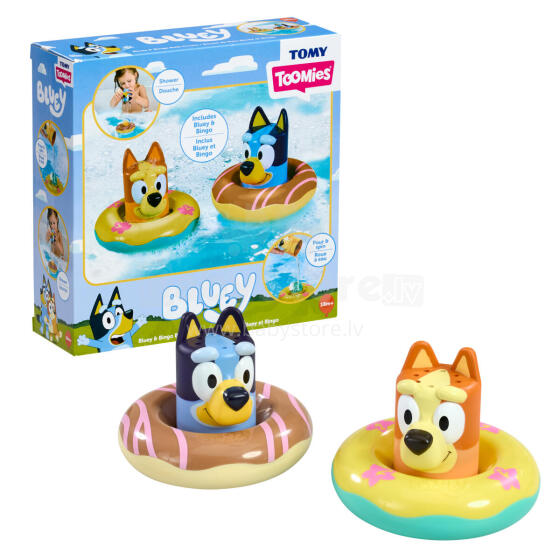 TOOMIES bath toy Bluey Bath Floats, 2psc., E73705