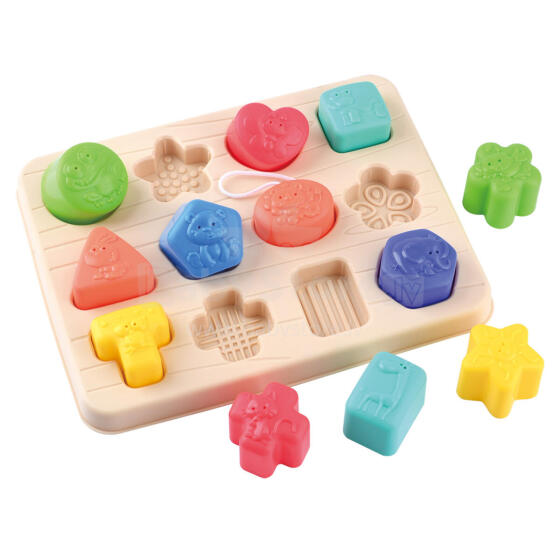 PLAYGO animals shape sorting puzzle 6 pcs in a display, 17475