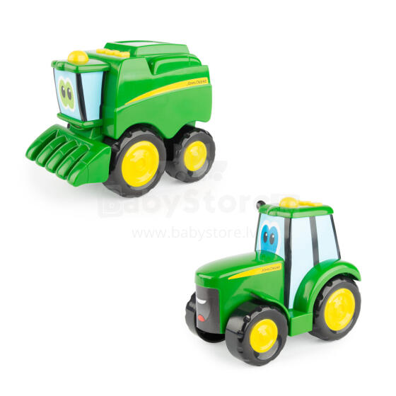 JOHN DEERE transportlīdzeklis Johnny and Corey Lights & Sounds, sortiments, 37910A