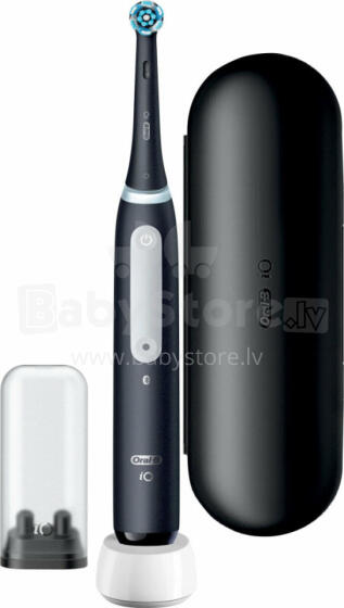 Zobu birste Oral-B iO Series 4 Magnētiskā zobu birste matēta melna + futrālis