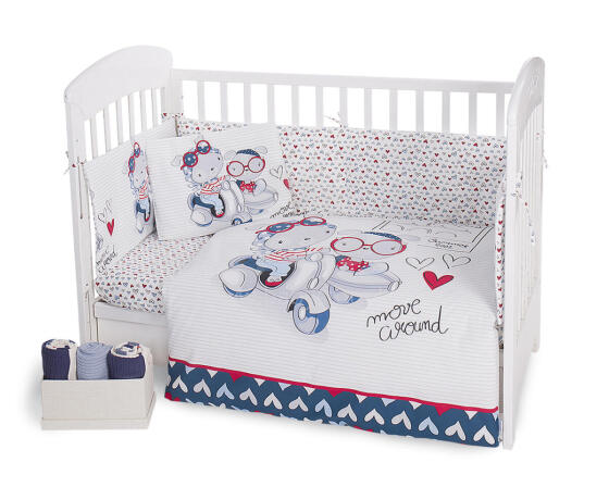 Bedding set 6pcs 70/140 Love Rome