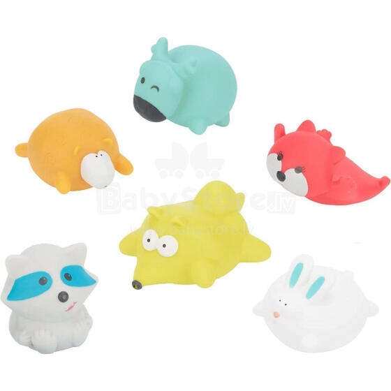 Badabulle Mountains Animals  Art.B017006 Игрушка для для ванной  (к-т 6шт.)