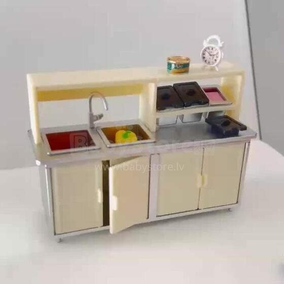Stomble Family Toys Compatible with Sylvanian Families Art.224789  Набор кухонной мебели (совместимо с Sylvanian Families)
