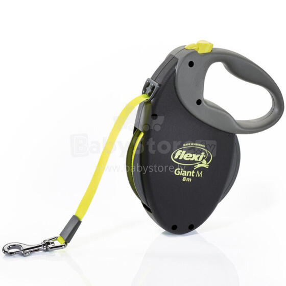 Flexi Retractable pavada FLEXI GIANT NEON lente M 8m