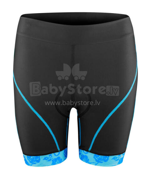 Велошорты Force Rose Black/Blue XXL