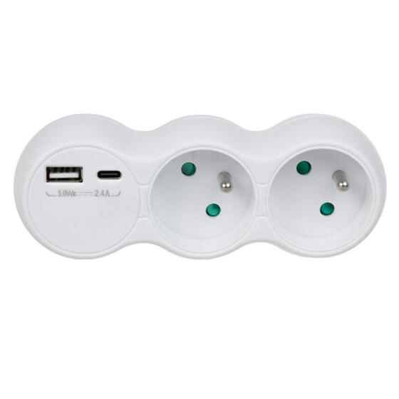 Розетка GreenBlue с дистанционным управлением Wi-Fi, Android/iOS/Alexa/Google Home, энергосбережение. Энергия, таймер, макс. 3680 Вт, тип F, GB720 F