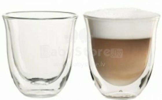 De'Longhi kapučīno glāzes, 2 gab. 270 ml