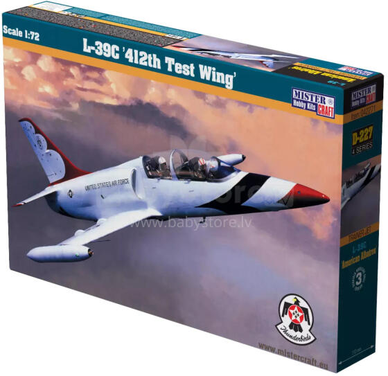 MODEL SAMOLOT L-39C 412TH TEST WING 1:72
