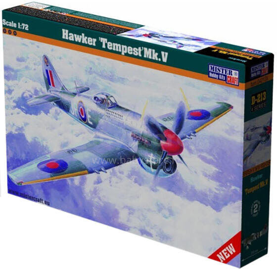 MODEL SAMOLOT HAWKER TEMPEST 1:72