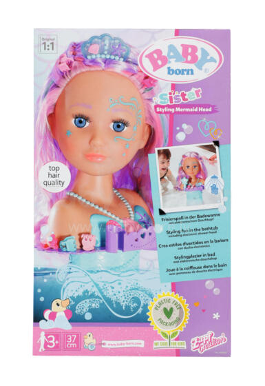 BABY BORN Styling head Mermaid