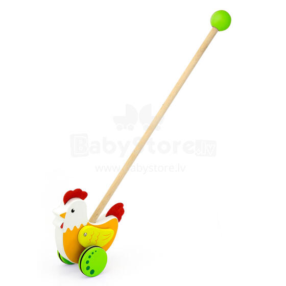 Viga Push Toys Art.50964 Петушок на колесиках