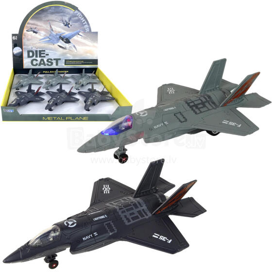 SAMOLOT F-35 METALOWY ŚWIATŁO I DŹWIĘK