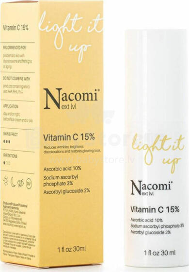 Nacomi Nacomi Next Level serums ar C vitamīnu 15%