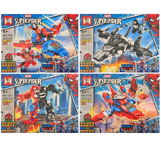 KLOCKI SPIDER-MAN +213 ELEMENTÓW