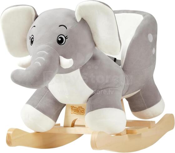 Little Rocker Elephant Art.226679 Мягкое кресло-качалка   с поддержкой спинки