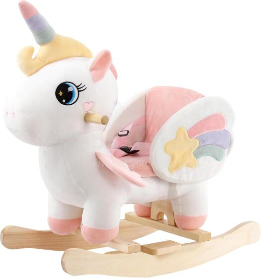 Little Rocker Unicorn Art.226692  Mīksts šūpuļzirdziņš ar muguriņas atbalstu (Šupuļzirgs)