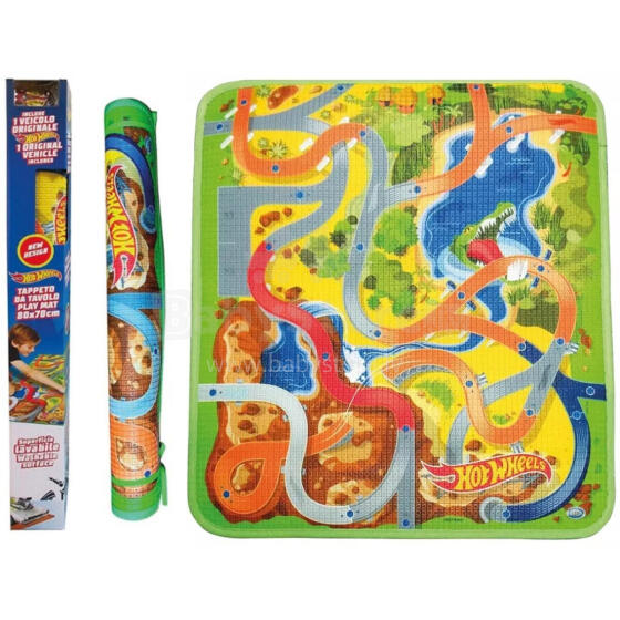 HOT WHEELS MATA PODŁOGOWA TOR 80x70
