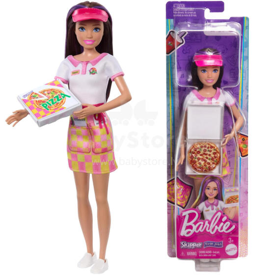 LALKA BARBIE PIERWSZA PRACA W PIZZERI