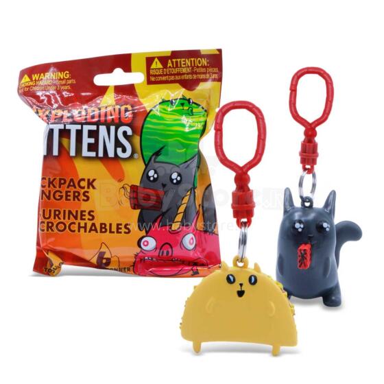 EXPLODING KITTENS Backpack Hanger in a blind pack, 7,5 cm