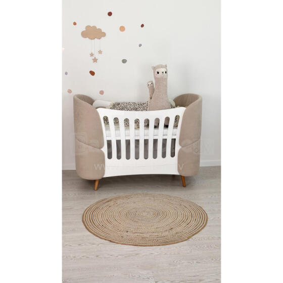 La Bebe™ Fly Bed 5 in 1 Art.227966 Beige Daudzfunkcionāla gulta  5 vienā
