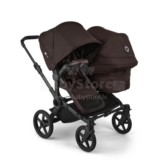 Bugaboo Donkey 6 Double Art.227109 Cocao Brown Детская универсальная коляска трансформер для погодок