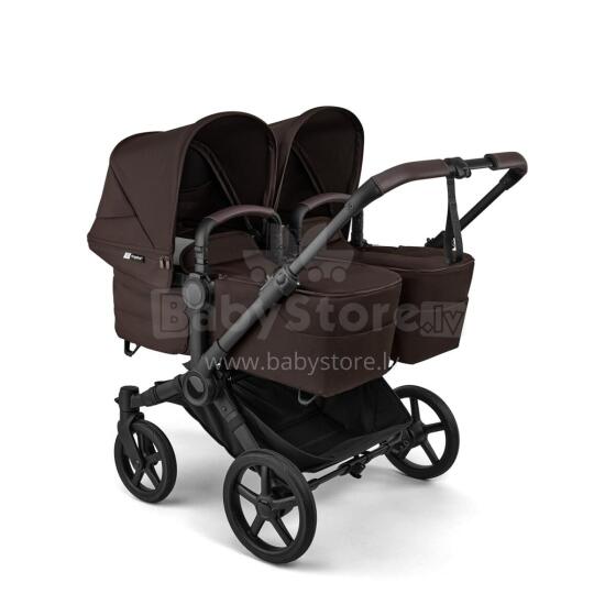 Bugaboo Donkey 6 Twin Art.227115 Cocao Brown Детская универсальная коляска трансформер для погодок/двойняшек