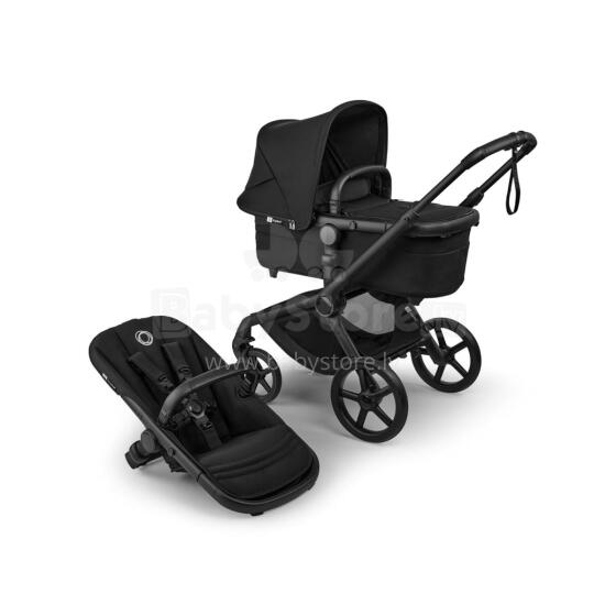 Bugaboo Fox 5  2 in 1 Art.227122 Heritage Black Детская универсальная коляска трансформер
