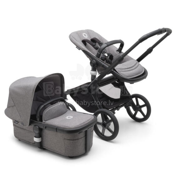 Bugaboo Fox 5 2 in 1 Art.227129 Grey Melange Children's universal stroller transformable for the weather