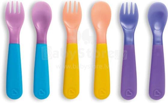 MUNCHKIN colour reveal forks and spoons, 12m+, 6 pcs, 01253601