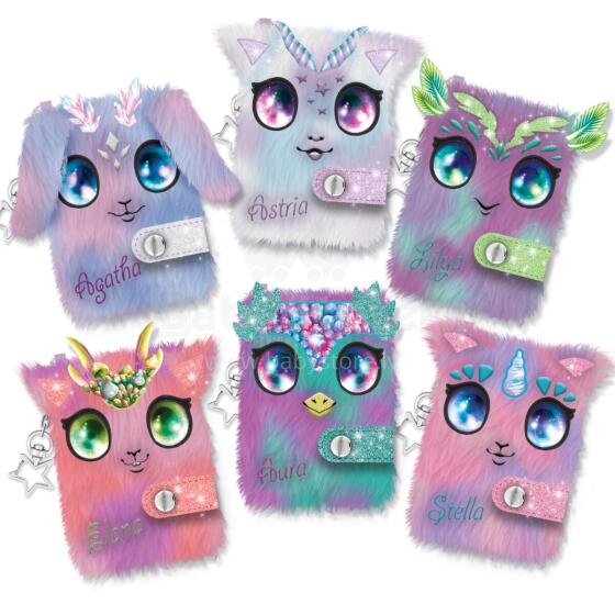 NEBULOUS STARS fuzzy Mini Notebook , assort., 11455