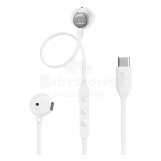Jaunums! JBL USB-C austiņas, baltas