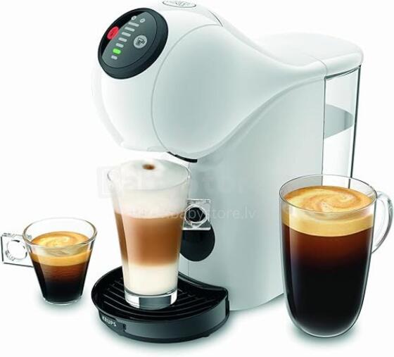 Jaunums! Akcija! KRUPS kapsulu kafijas automāts ar Nescafe®Dolce Gusto® Genio S, balts