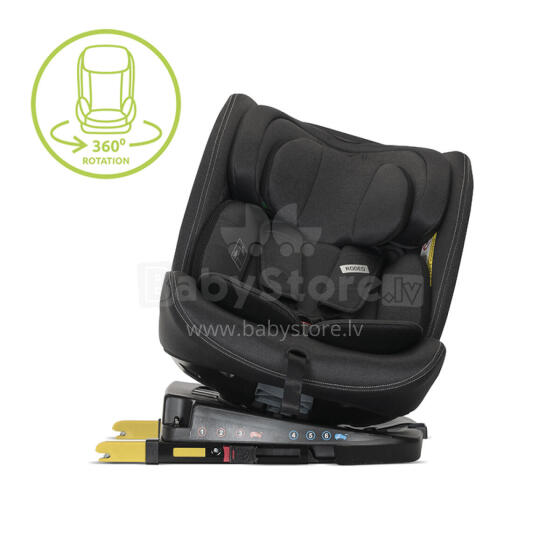 Lorelli Rodeo Isofix 360 Art.10071982501 Black  Детское автокресло 0-18кг