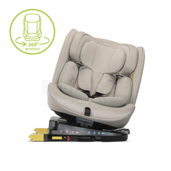 Lorelli Rodeo Isofix 360 Art.10071982507 Beige  autokrēsliņš 0-18 kg