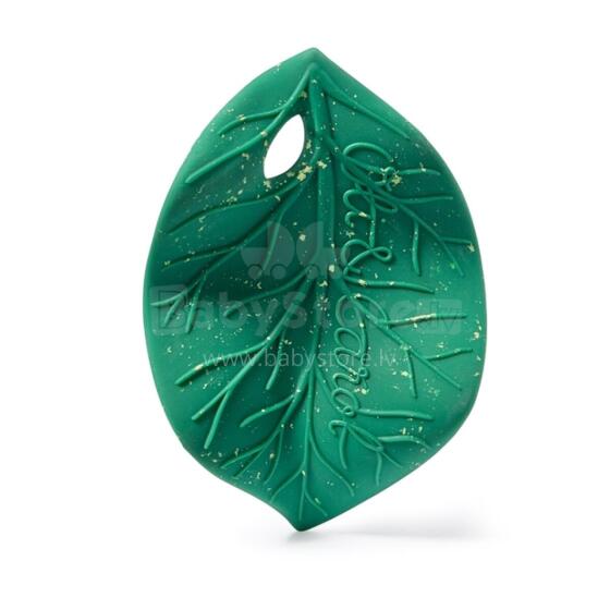 Oil Carol Teether Toy Art.227780 Leaf  Прорезыватель для зубов  (натуральный каучук)