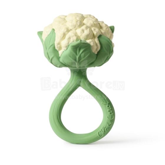 Oil Carol Teether Toy Art.227782 Cauliflower Прорезыватель для зубов  (натуральный каучук)