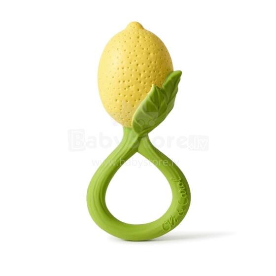 Oil Carol Teether Toy Art.227784 Lemon zobgrauznis no dabīga kaučuka