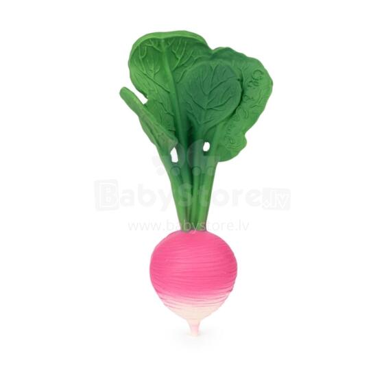 Oil Carol Teether Toy Art.227786 Radish zobgrauznis no naturāla kaučuka