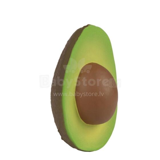 Oil Carol Teether Toy Art.227792 Avocado zobgrauznis no naturāla kaučuka