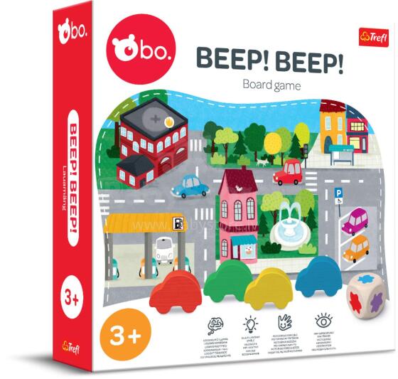Bo Game Beep Beep Art.227968 Galda spēle "Beep! Beep!"