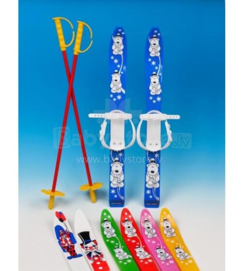 Bērnu slēpes ar nūjām 70 cm 6081