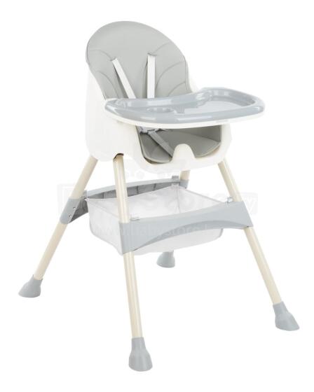 Highchair 2in1 Brie Grey 2023