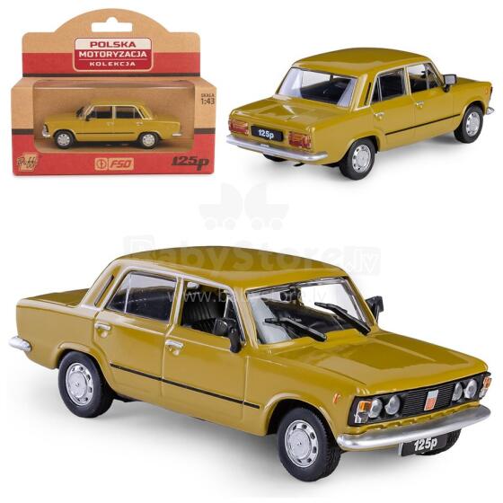 KOLEKCJA PRL FIAT 125P MR 1:43 4 KOLORY