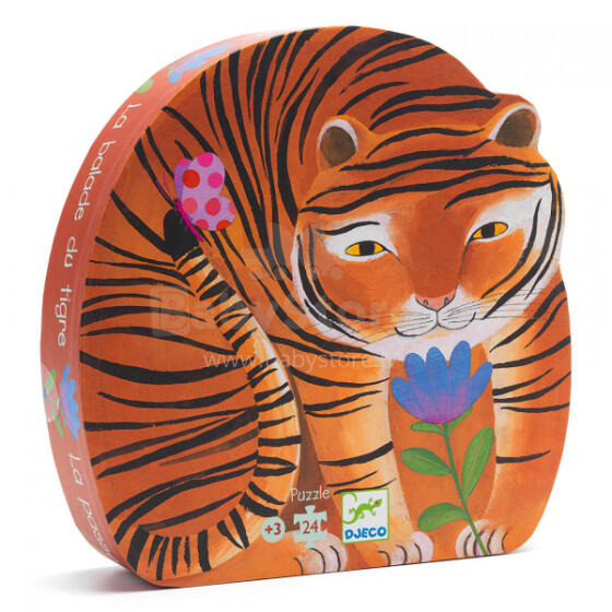 Silhouette puzzles - The tiger's walk - 24 pcs