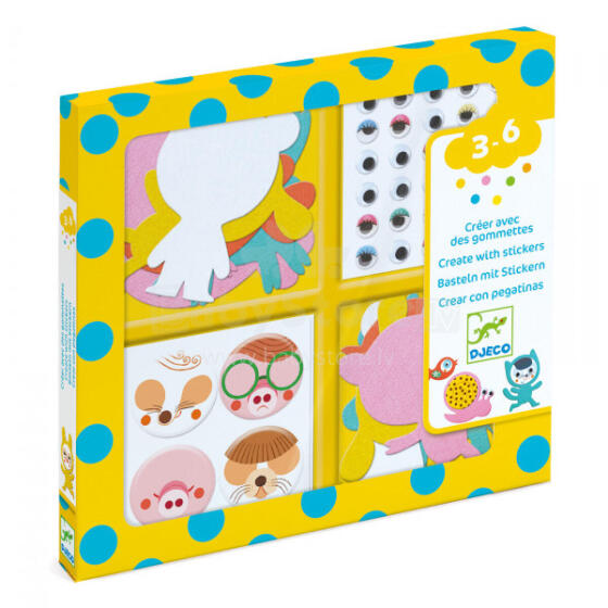 Sticker kit - I love animals
