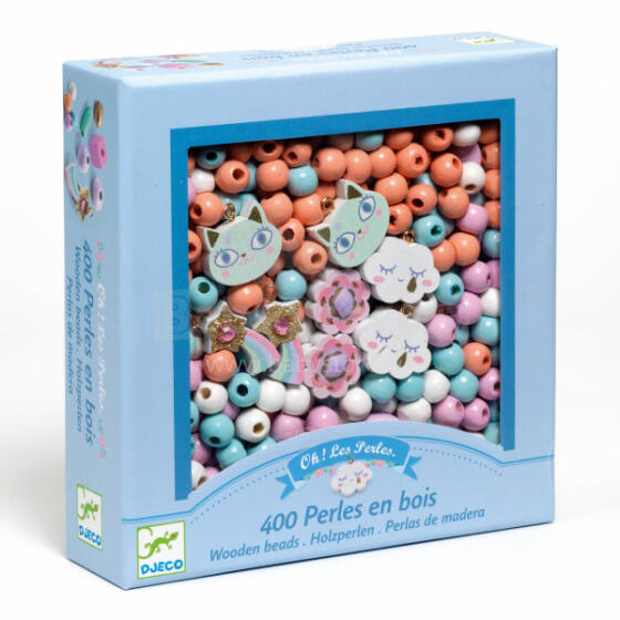 Wooden beads - Rainbow